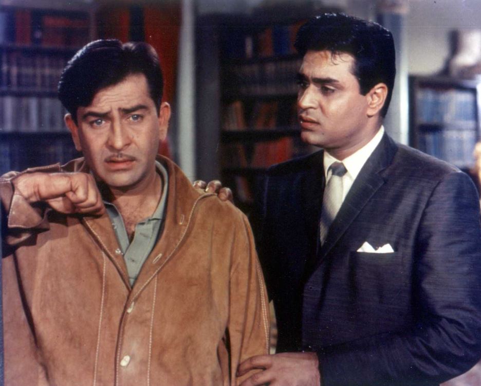 Raj Kapoor Rajendra Kumar In Sangam